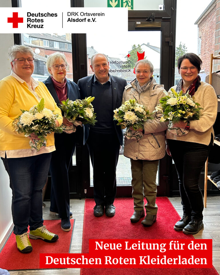 Neues Führungsteam für den Deutschen Roten Kleiderladen Alsdorf