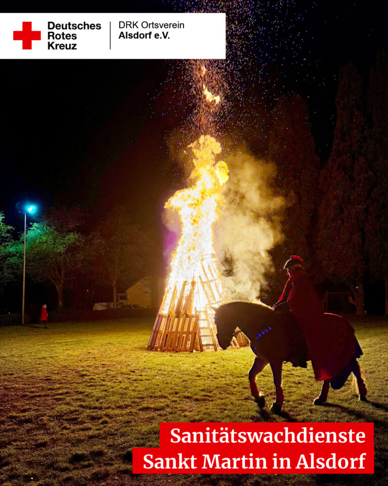 St. Martin mit Martinsfeuer