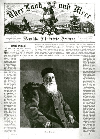 Zeitungsbericht über Henry Dunat